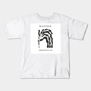 Henri Matisse abstract cut outs, modern minimalist designs Kids T-Shirt